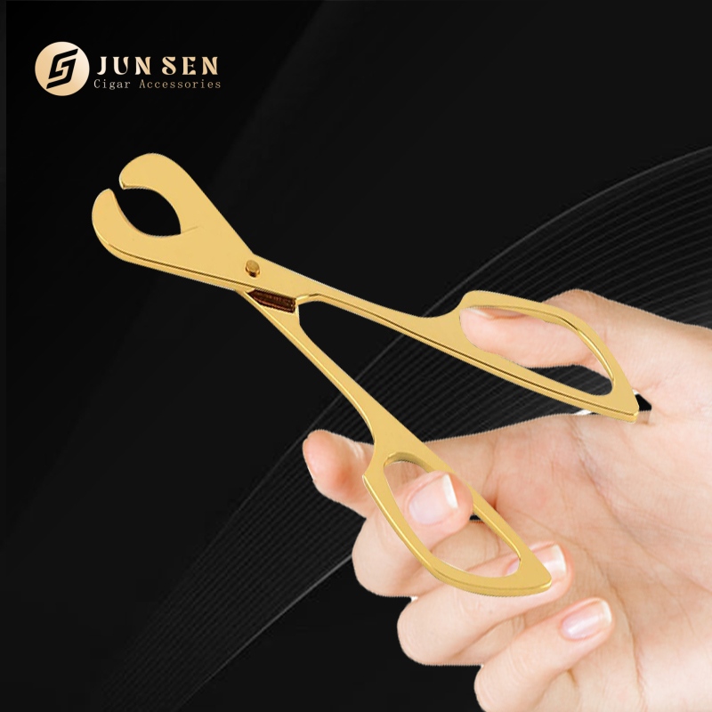 Supplier Premium Gold Cigar Scissors for True Connoisseurs