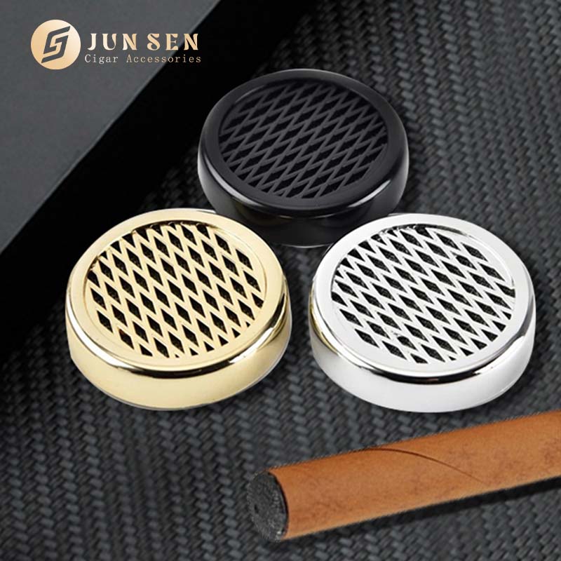 Portable Round Plastic Cigar Humidifier Box for Fresh Cigars
