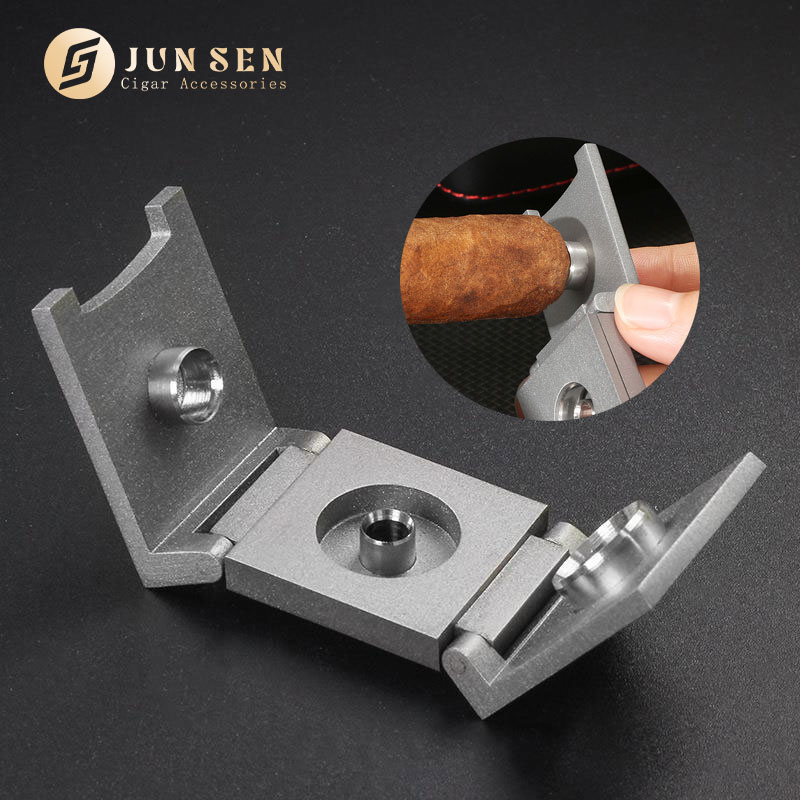 Manufacturer Premium Folding Cigar Punch in Square Design