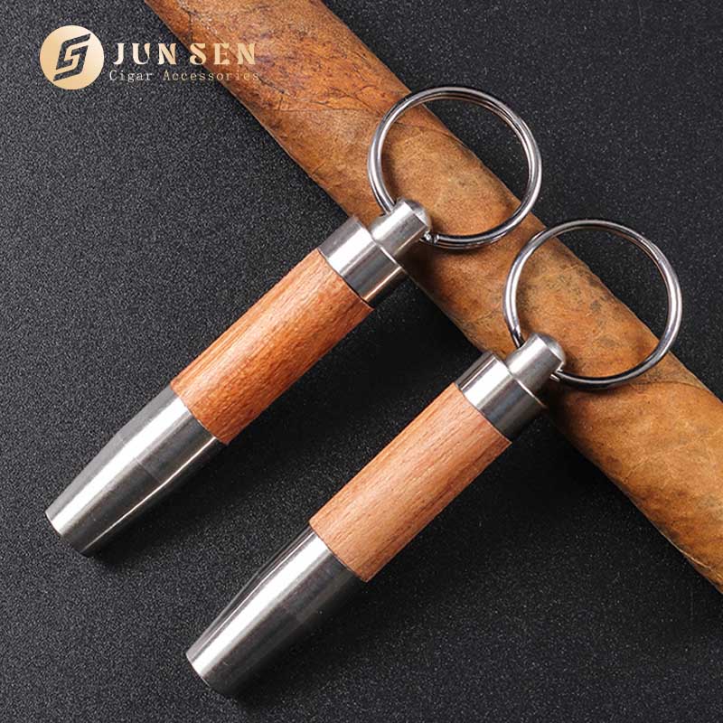 Luxury Wood & Metal Cigar Punch – with Timeless Style