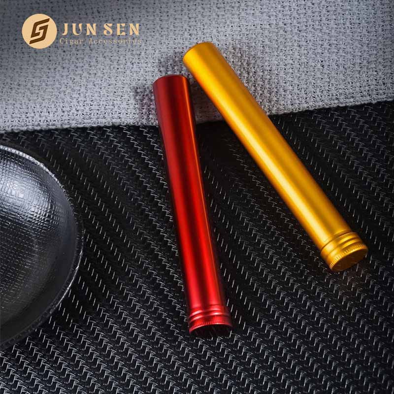 Personalized Stainless Steel Cigar Tube with OEM Brand Logo