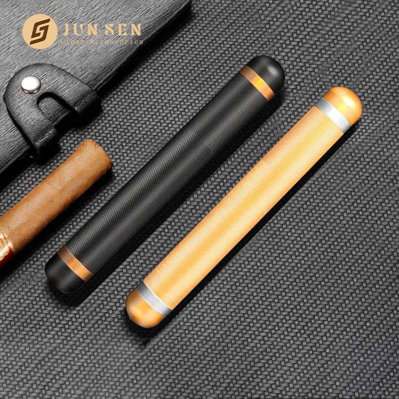 High-End Stainless Steel Cigar Tube for Travel or Gifting