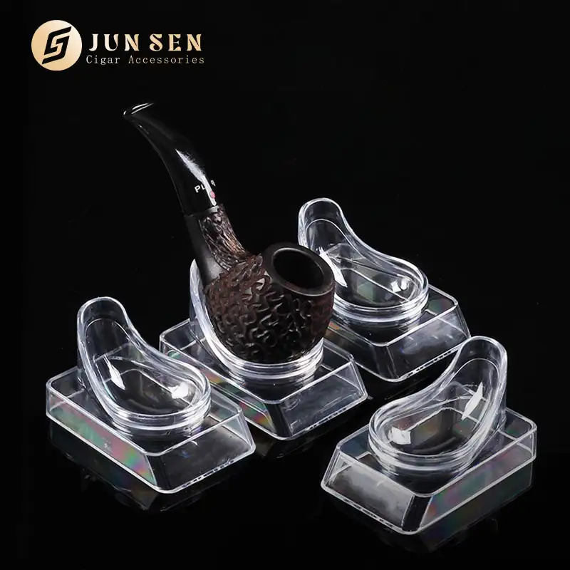 Wholesale Customizable Clear Plastic Pipes Stand with Logo