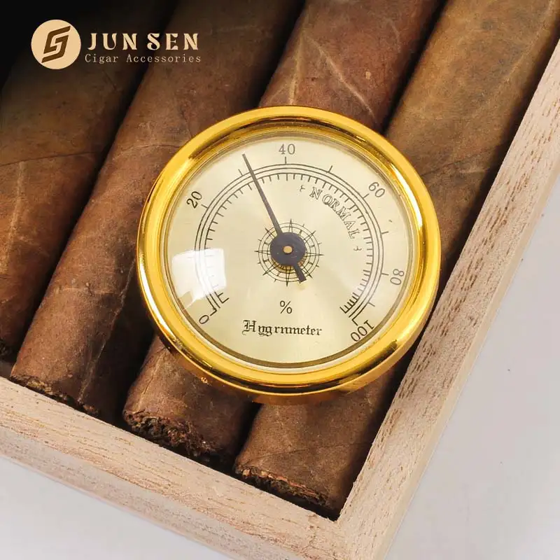 Premium Plastic Round Hygrometer - Accurate Humidity Gauge